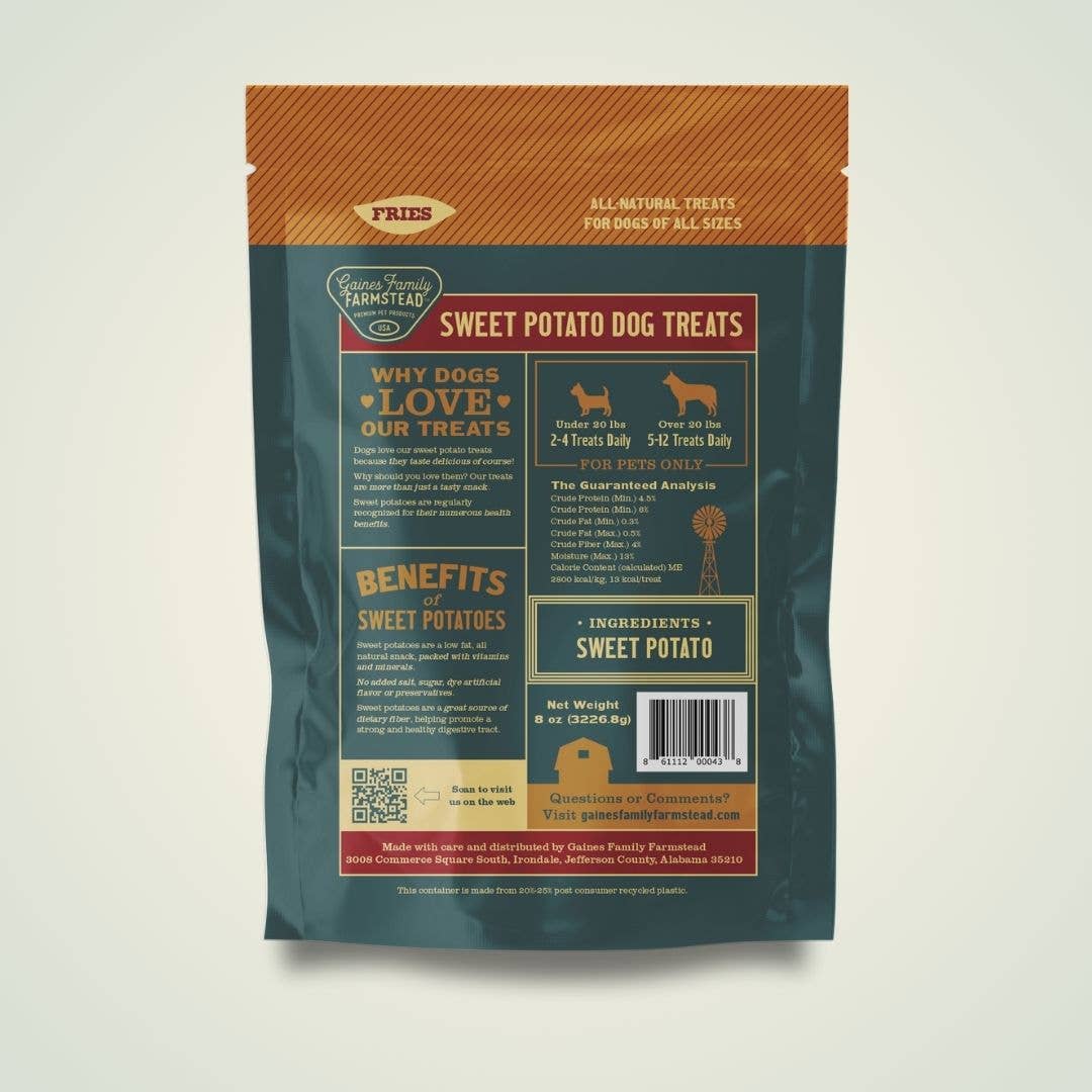 Gaines Family Farmstead - Sweet Potato Fries: 8oz