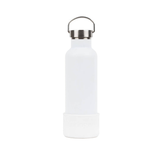 Springer Pets - Dog & Me 24oz Insulated Water Bottle - White