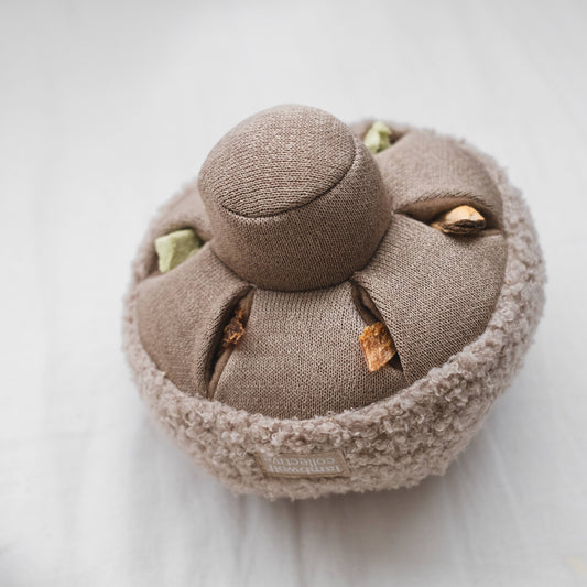 Lambwolf Collective: GUU//OAT//NOSEWORK MUSHROOM//ENRICHMENT DOG TOY: Medium