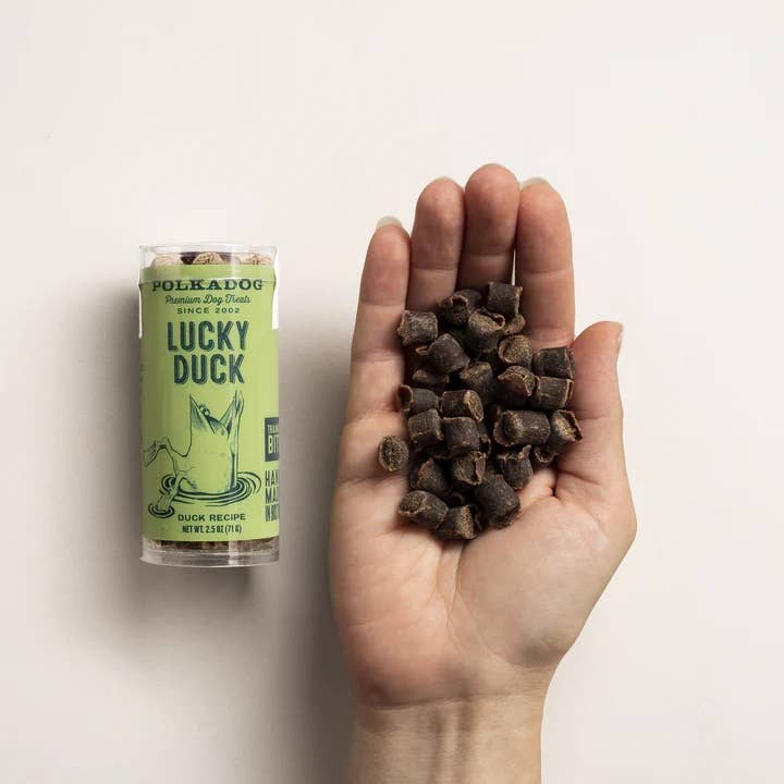 Polkadog - Lucky Duck Training Bits Crunchy Dog and Cat Treats