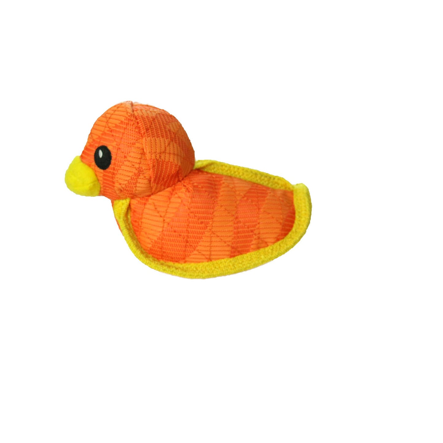 DuraForce Duck Tiger - Orange, Durable, Squeaky Dog Toy