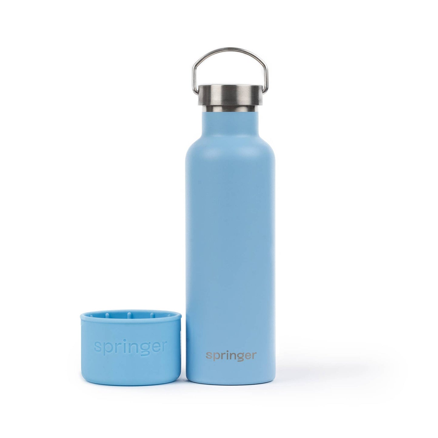 Springer Pets - Dog & Me 24oz Insulated Water Bottle - Sky Blue