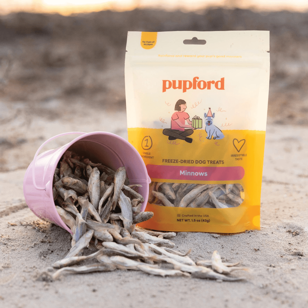 Pupford - Freeze Dried Minnows 2.8oz