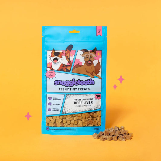 Beef Liver - Freeze Dried Raw Teeny Tiny Treats: 1 Bag