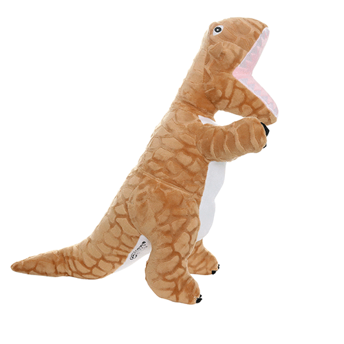 Mighty Dinosaur TRex, Plush, Squeaky Dog Toy