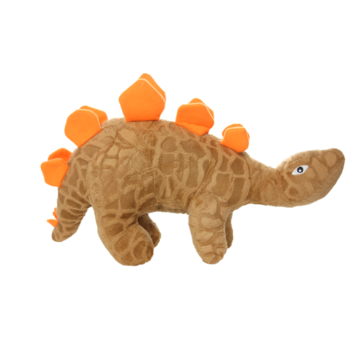Mighty Dinosaur Stegosaurus, Plush, Squeaky Dog Toy