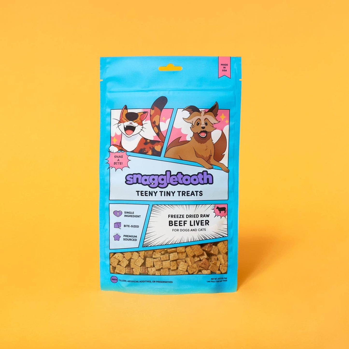 Beef Liver - Freeze Dried Raw Teeny Tiny Treats: 1 Bag