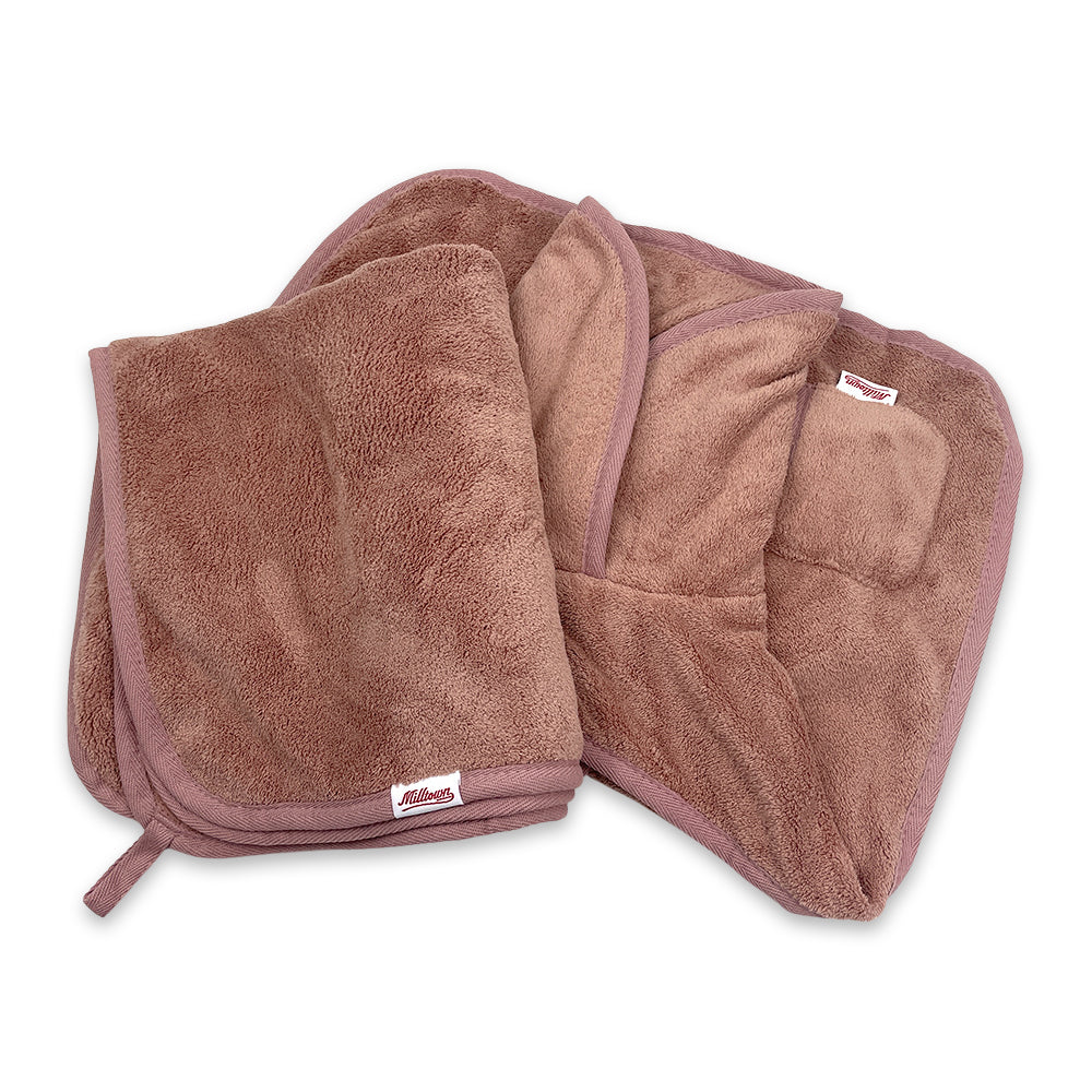 Dog Bathrobe & Towel Set - Rose