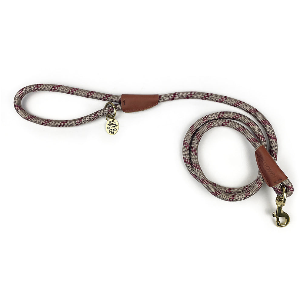 Milltown Rope Leash - Beige