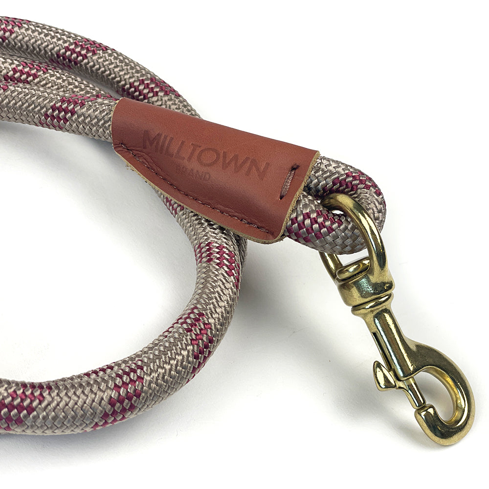 Milltown Rope Leash - Beige