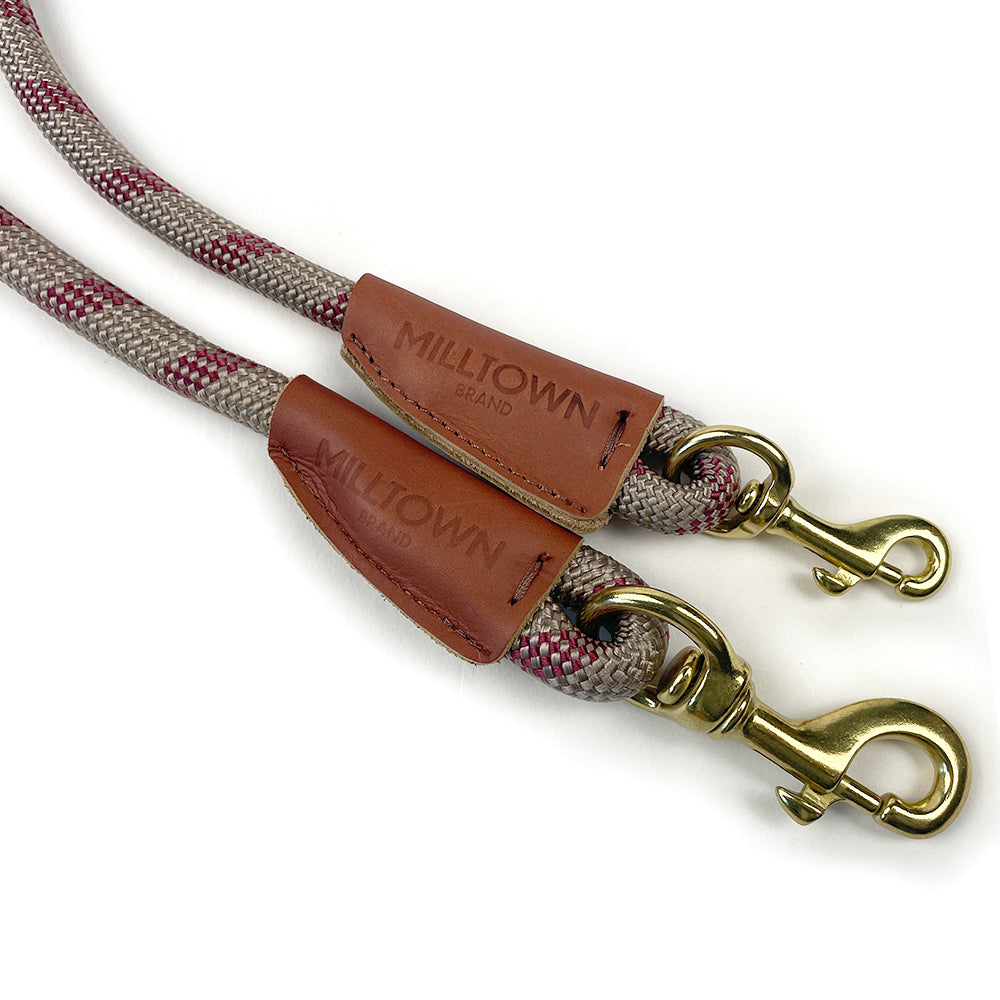 Milltown Rope Leash - Beige