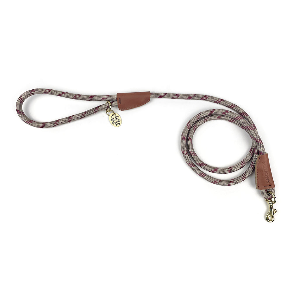 Milltown Rope Leash - Beige