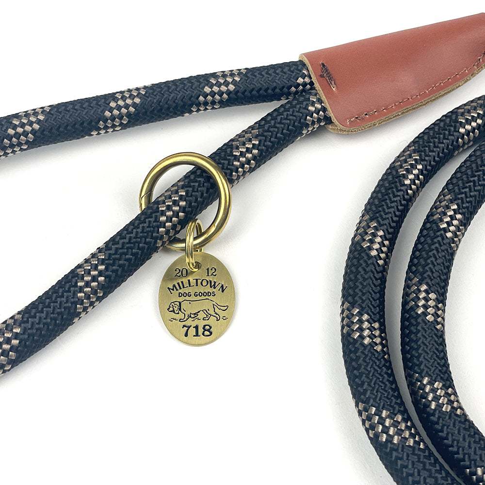 Milltown Rope Leash - Black