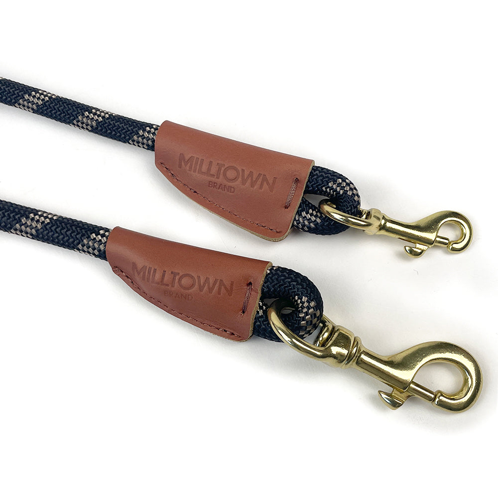 Milltown Rope Leash - Black