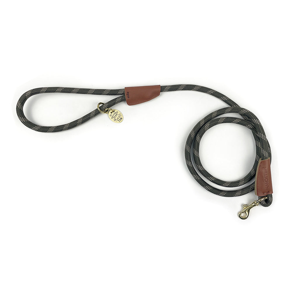 Milltown Rope Leash - Olive