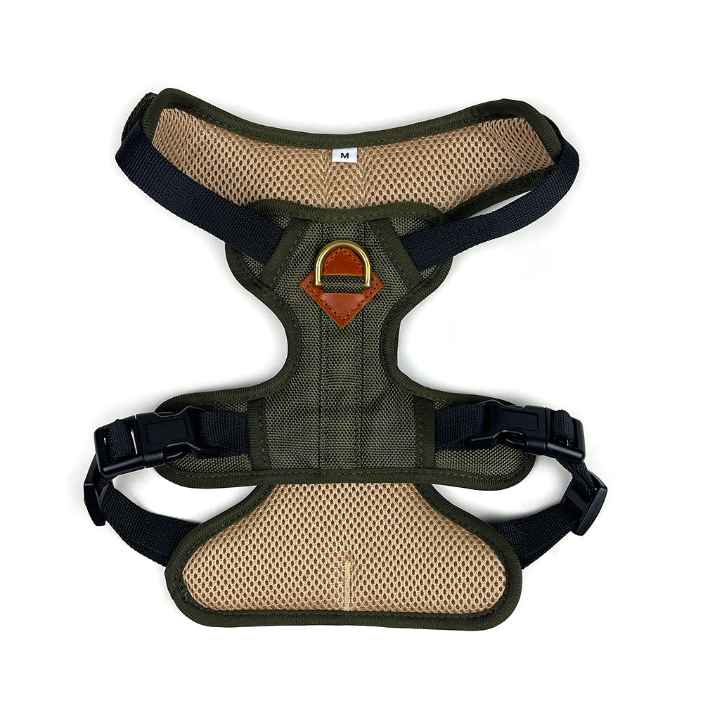 Adjustable Dog Harness - Olive