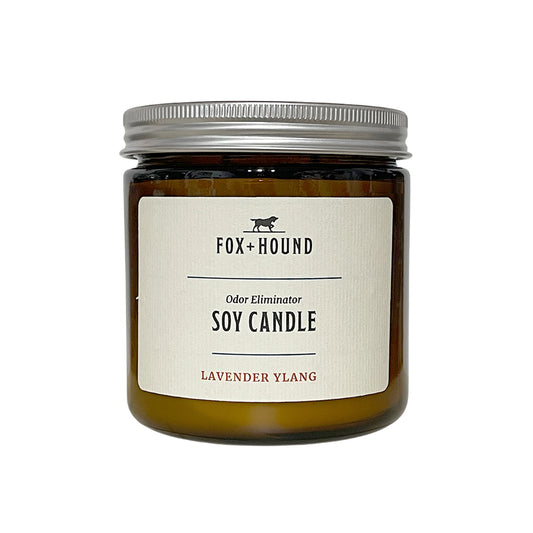 Fox + Hound - Odor Eliminating Soy Candle - Lavernder + Ylang