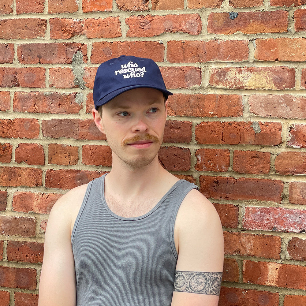 Who Rescued Who? Hat - Navy