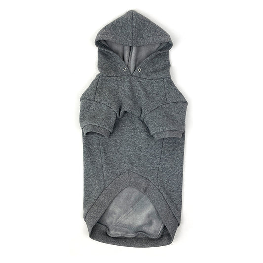 Pullover Dog Hoodie - Heather Grey
