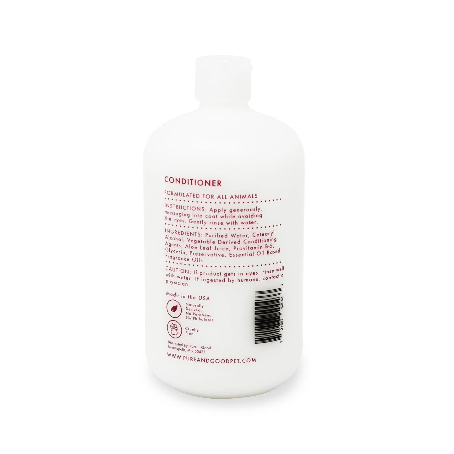 Pure + Good - Dog & Cat Conditioner : Sandalwood + Coconut