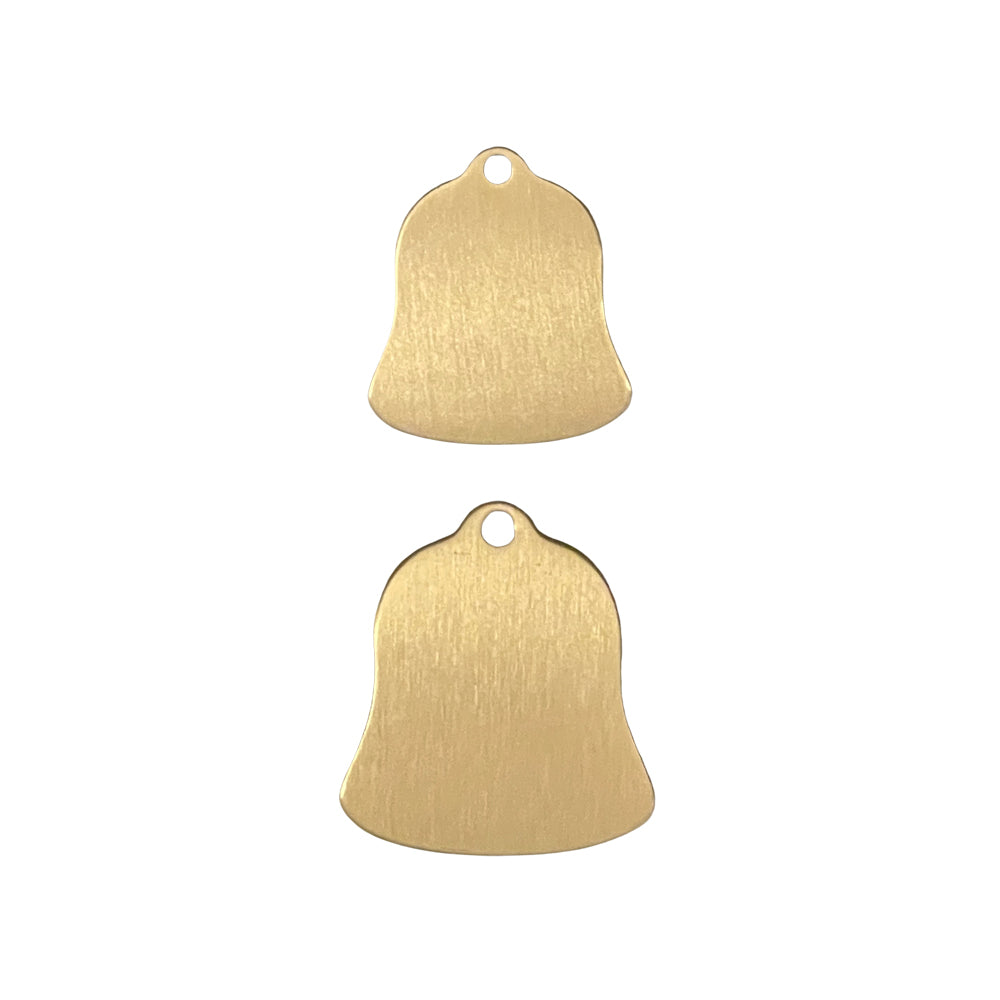 Solid Brass Pet ID Tag – Bell
