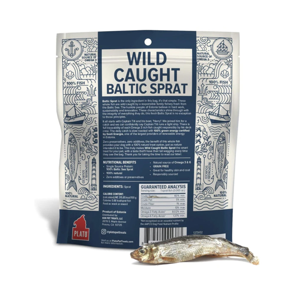 Plato Pet Treats Baltic Sprat 3oz