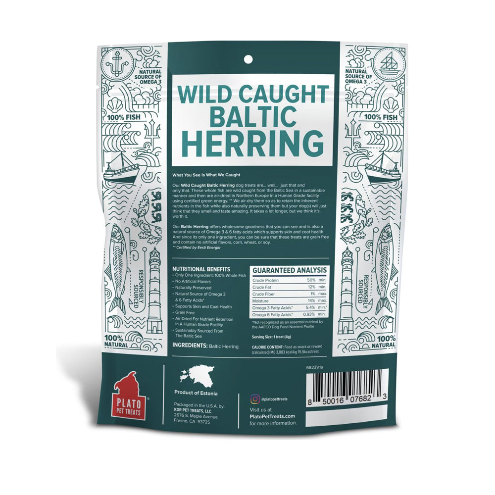 Plato Pet Treats Baltic Herring 8.5oz