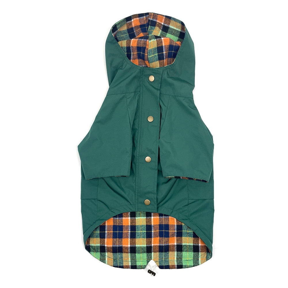 Dog Rain Jacket - Forest Green