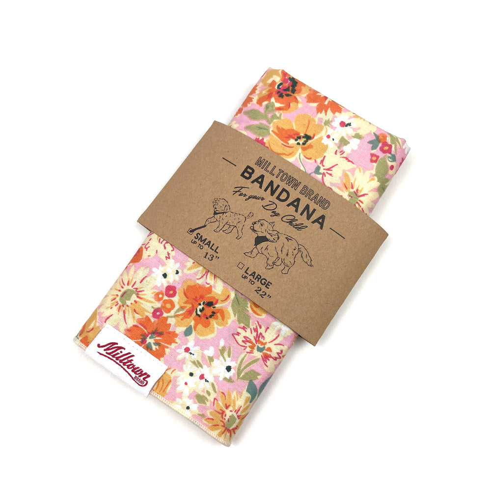 Square Dog Bandana - Bouquet