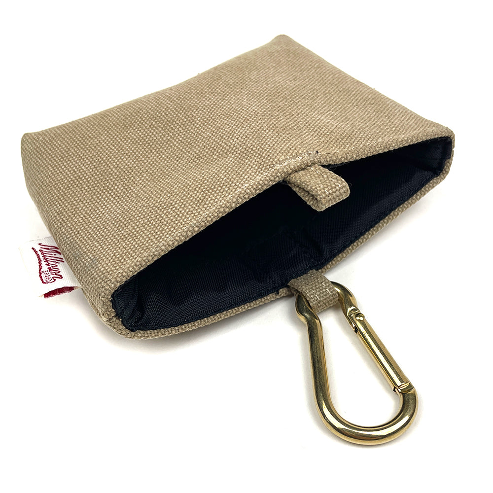 Dog Treat Case - Beige - Waterproof Canvas