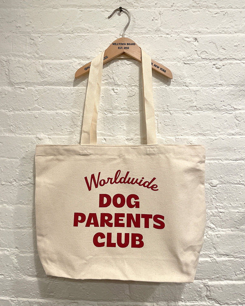 Worldwide Dog Parents Club Canvas Tote Bag