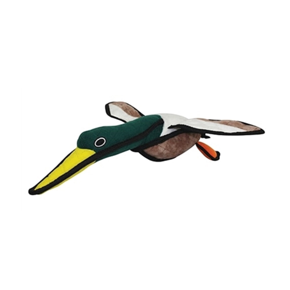 Tuffy Jr Barnyard Duck, Durable, Tough, Squeaky Dog Toy