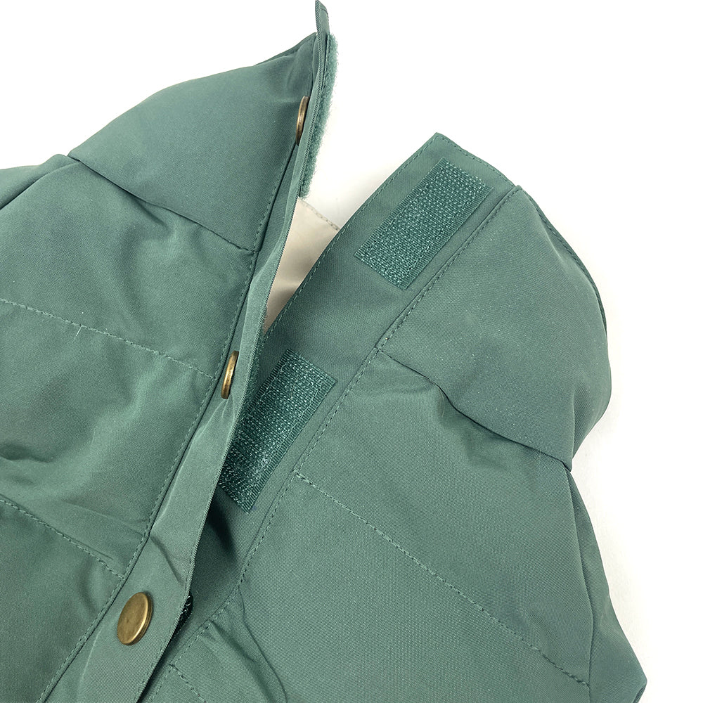 Dog Puffer Vest Jacket - Evergreen