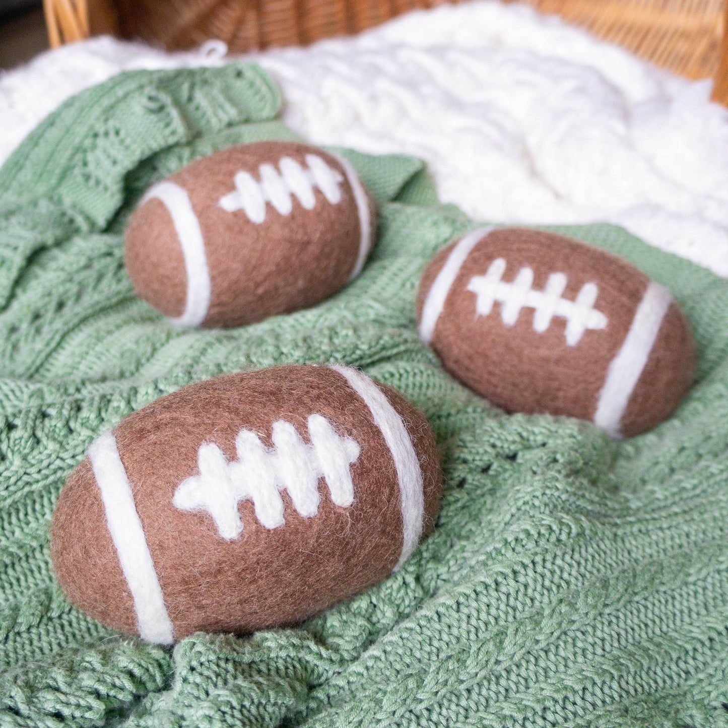 Friendsheep - Wool Felt Football Dog Toy