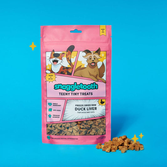 Duck Liver - Freeze Dried Raw Teeny Tiny Treats: 1 Bag