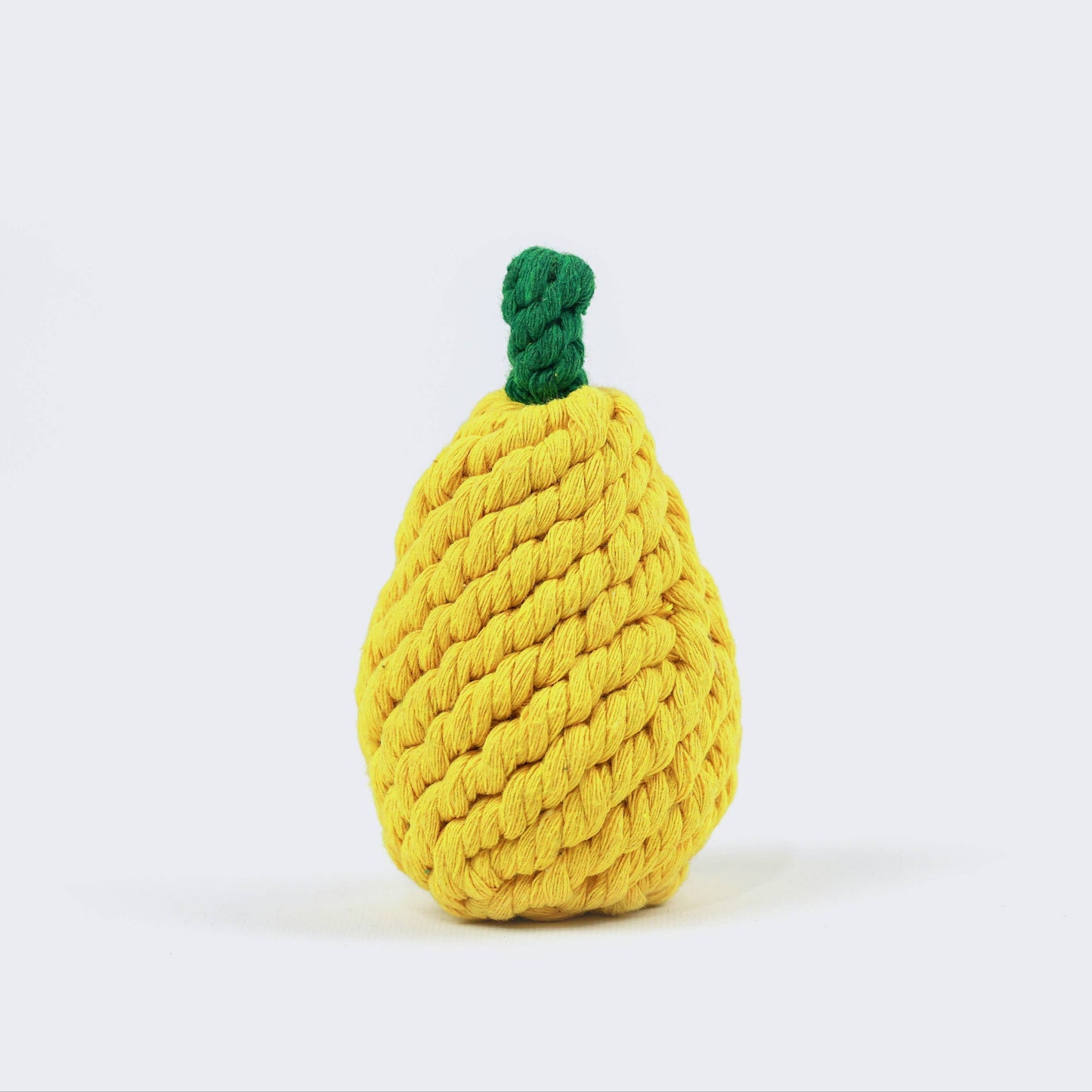 Knotty Pawz - Handmade Fruit and Vegetable Rope Toys, Macrame Toys: Pear