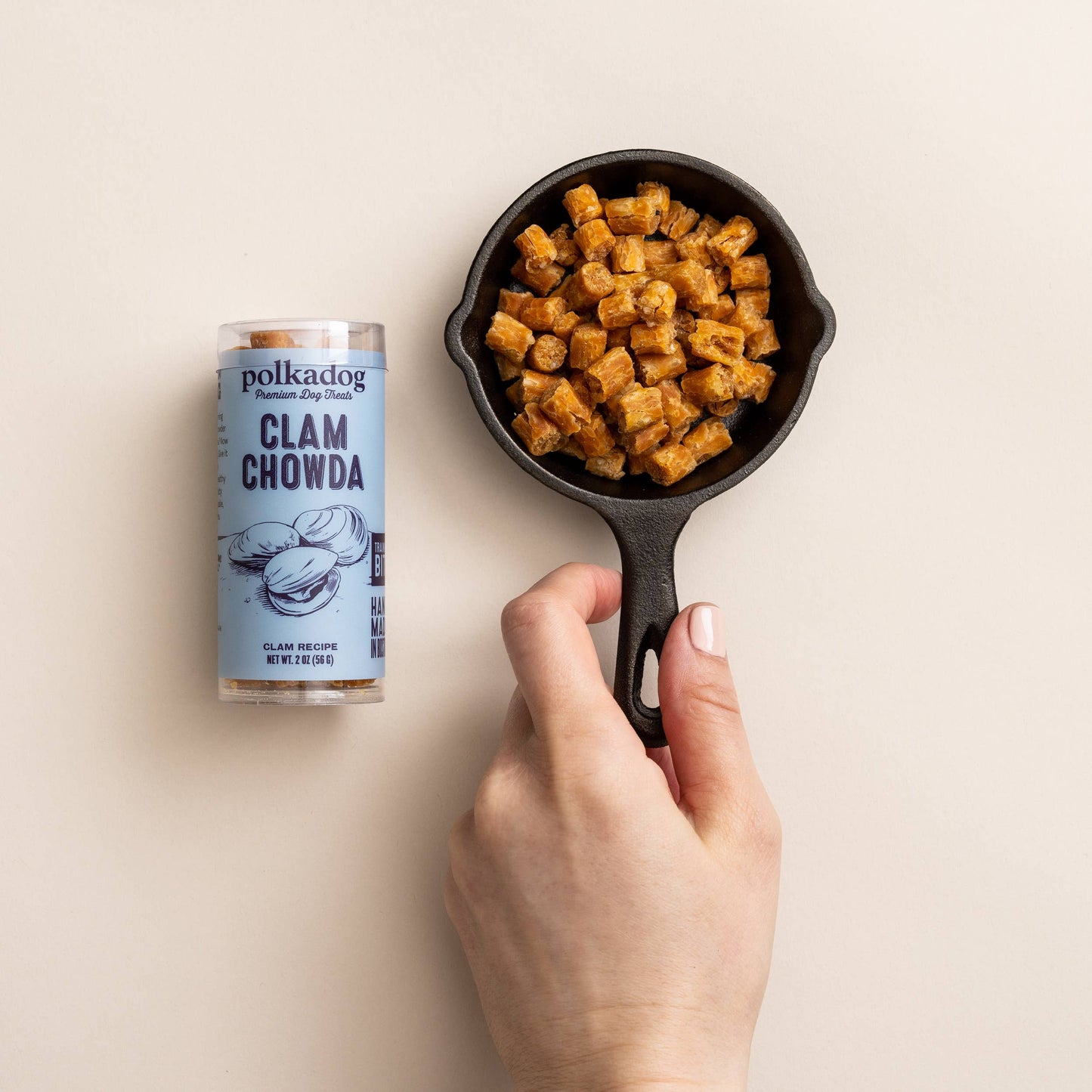 Polkadog - Clam Chowda Training Bits Dog & Cat Treat 2oz