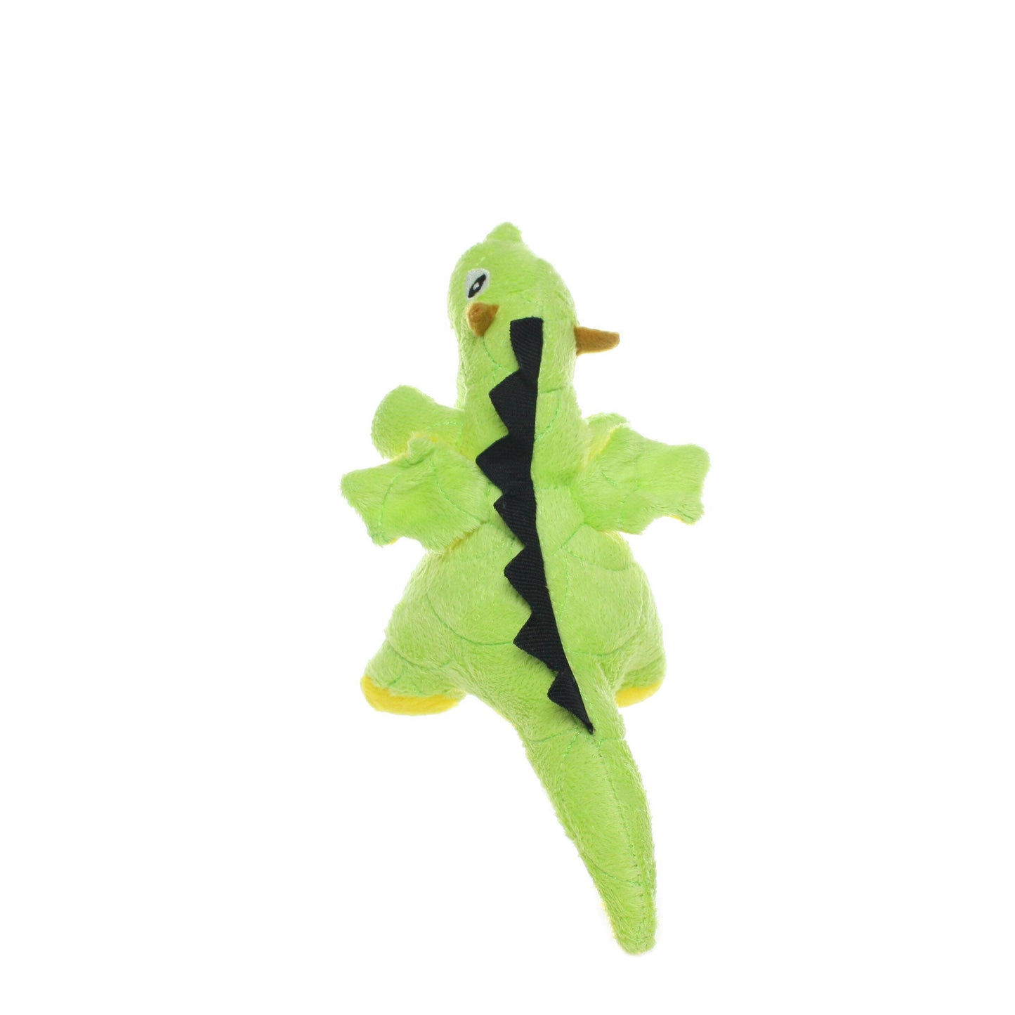Mighty Jr Dragon - Green, Plush, Squeaky Dog Toy