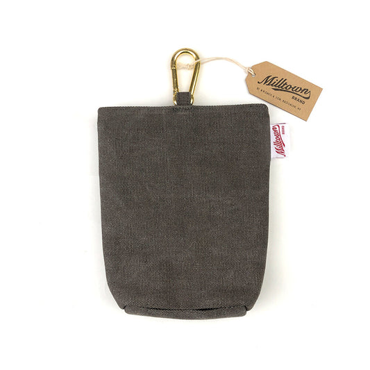 Dog Waste Bag Dispenser Combo - Slate Gray - Waterproof Washed Canvas