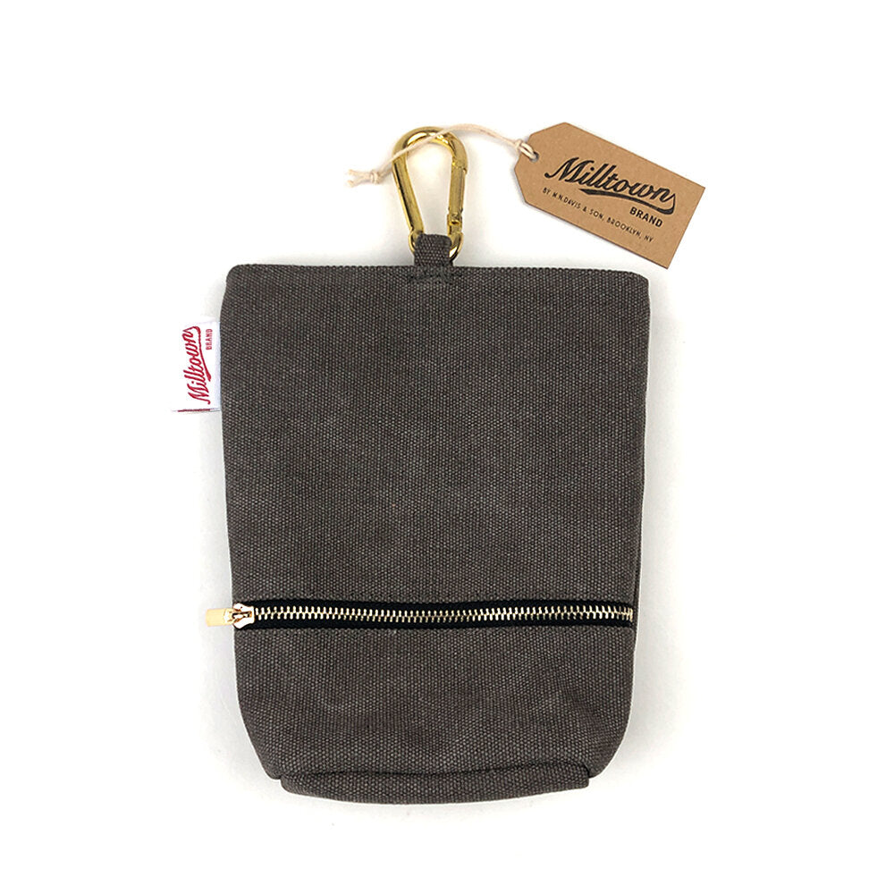 Dog Waste Bag Dispenser Combo - Slate Gray - Waterproof Washed Canvas
