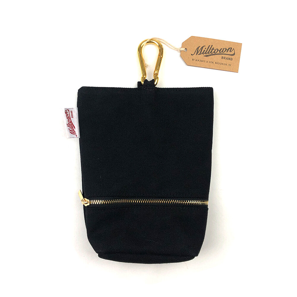 Dog Waste Bag Dispenser Combo - True Black - Waterproof Canvas