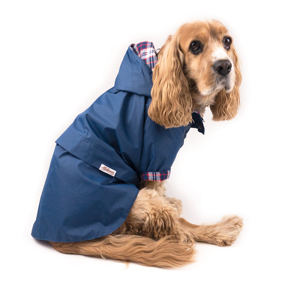 Dog Rain Jacket - Vintage Blue