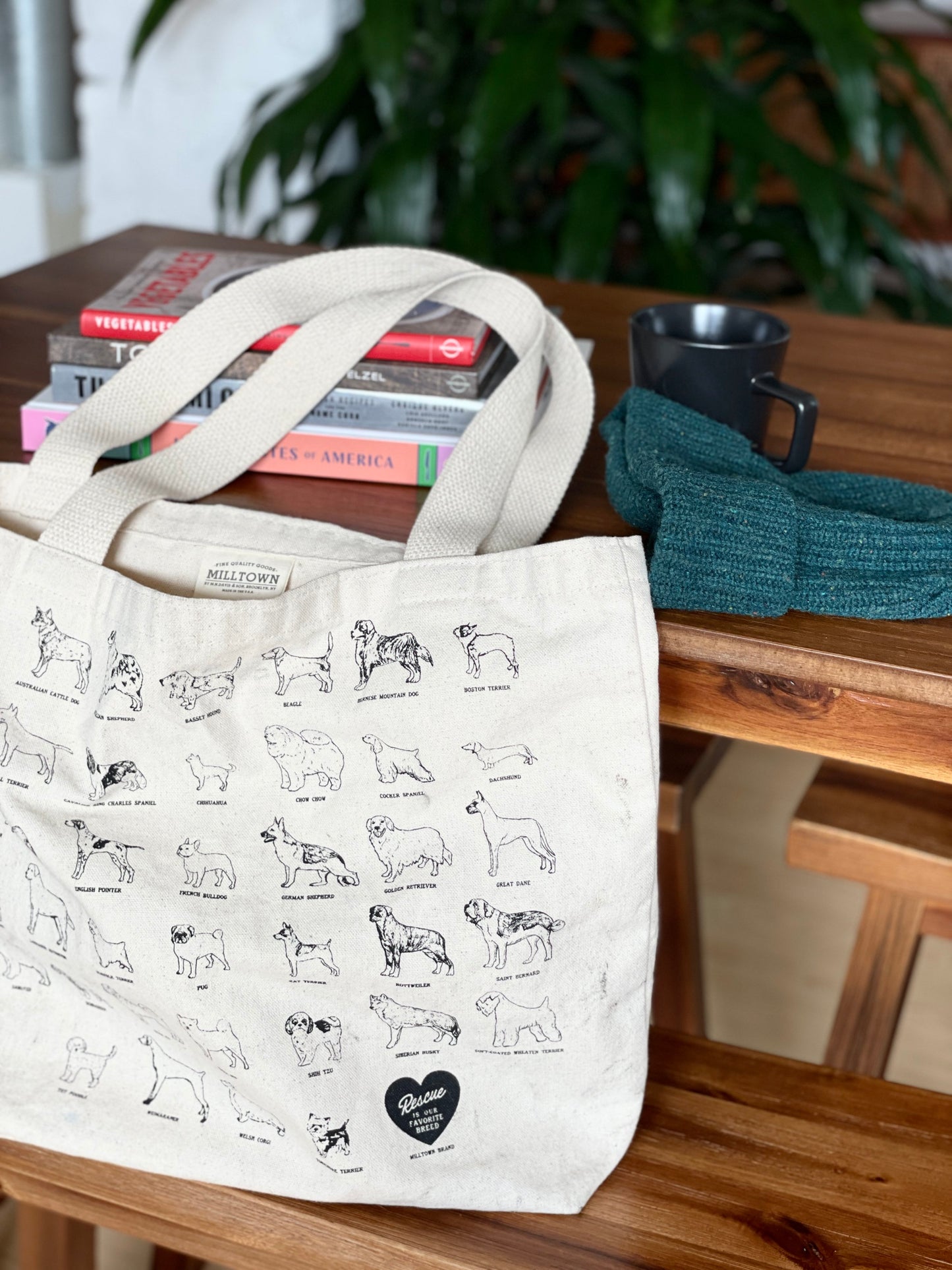 Dog Breeds Tote Bag