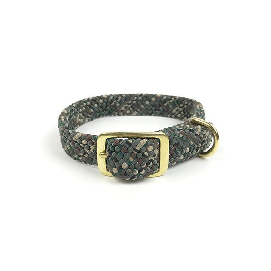 Mendota Double Braided Dog Collar - Camo