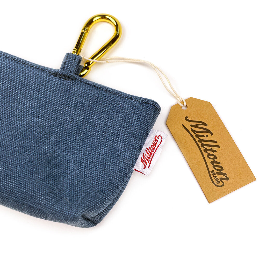 Dog Treat Case - Tahoe Blue - Waterproof Washed Canvas