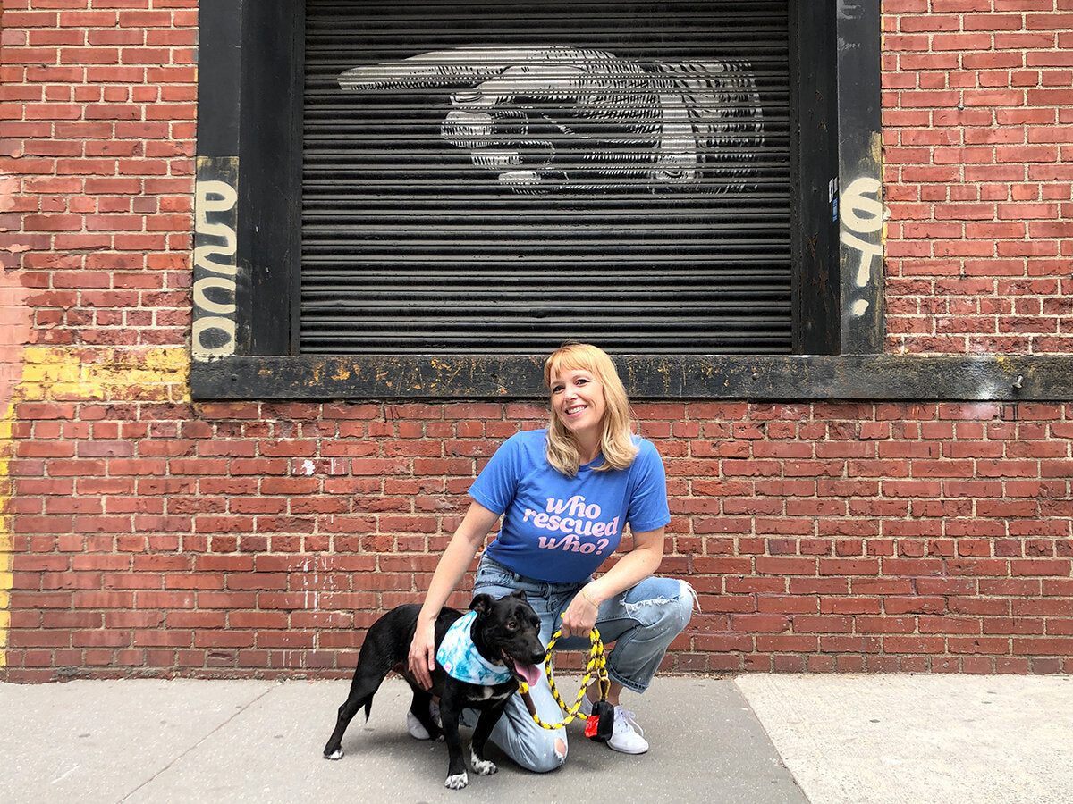 Who Resued Who? - Columbia Blue - T-shirts