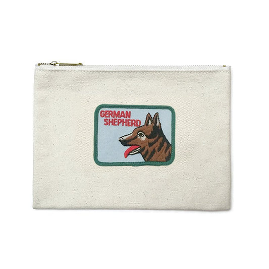 Vintage Dog Breed Pouch - German Shepherd