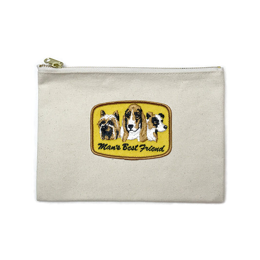 Vintage Dog Breed Pouch - Man's Best Friend