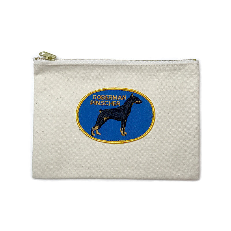 Vintage Dog Breed Pouch - Doberman