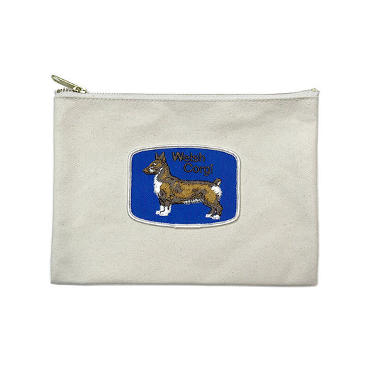 Vintage Dog Breed Pouch - Welsh Corgi